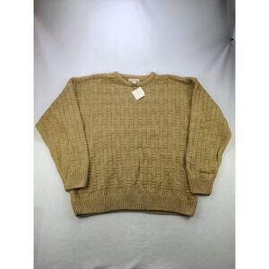 Mens Preswick and Moore Pullover Crewneck Sweater SZ XL Brown W/Tags